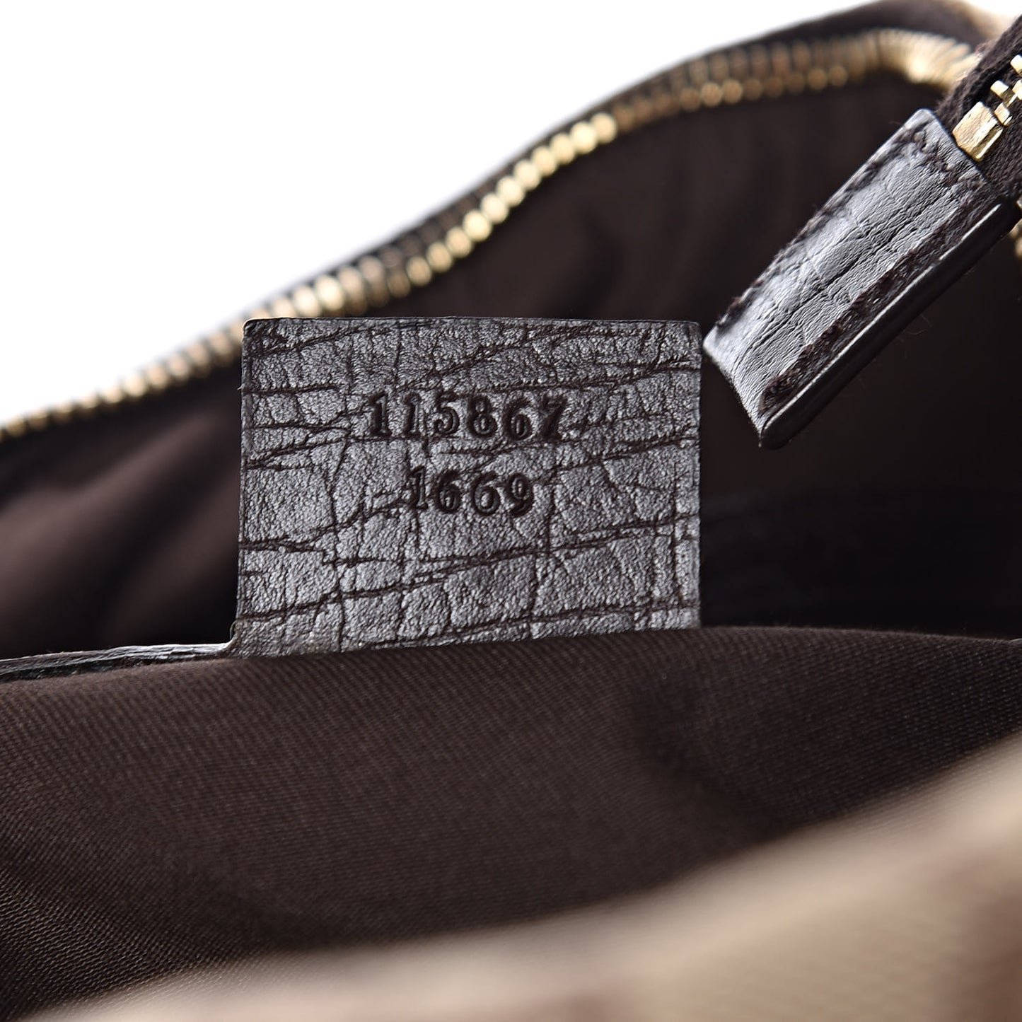 Monogram Medium Horsebit Chain Hobo Dark Brown