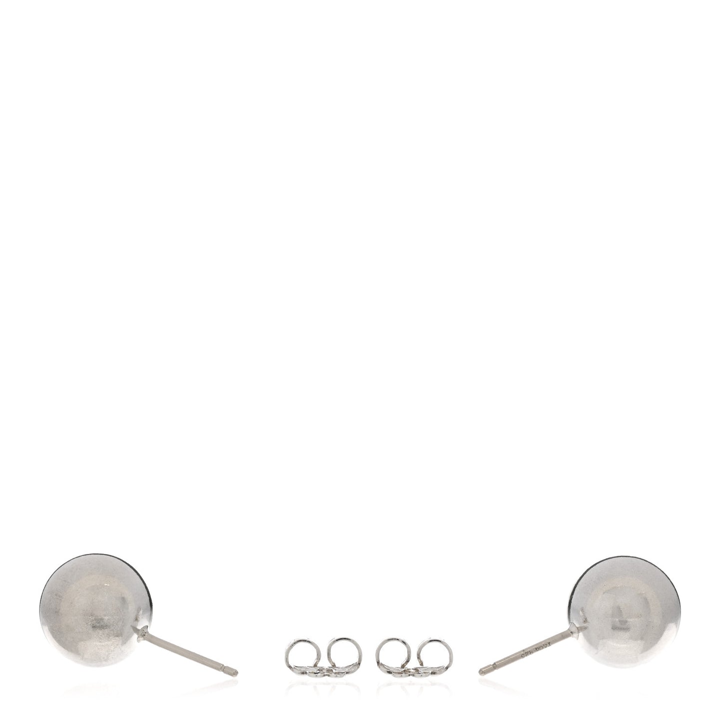 Sterling Silver 10mm Hardwear Ball Earrings