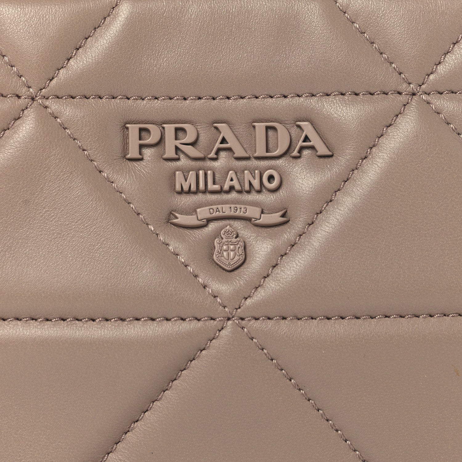Prada Nappa Triangle Stitched Spectrum Camera Bag Cipria 7 of 9