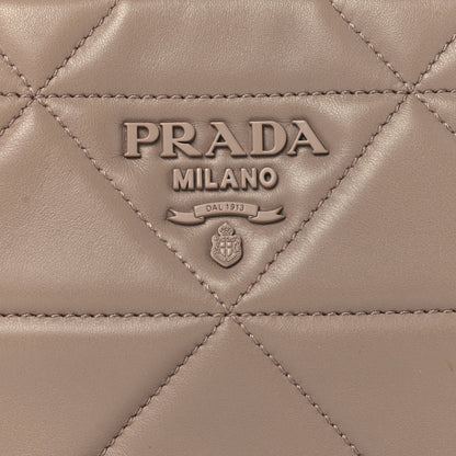 Prada Nappa Triangle Stitched Spectrum Camera Bag Cipria 7 of 9