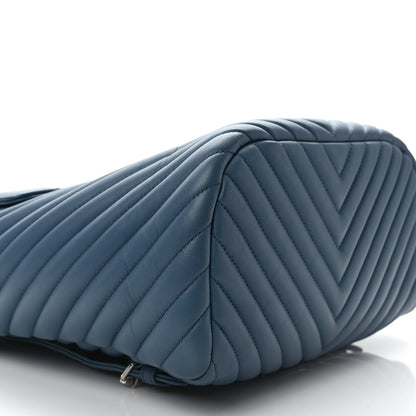 Chanel Calfskin Chevron Quilted Large Urban Spirit Backpack Light Blue 8 of 9
