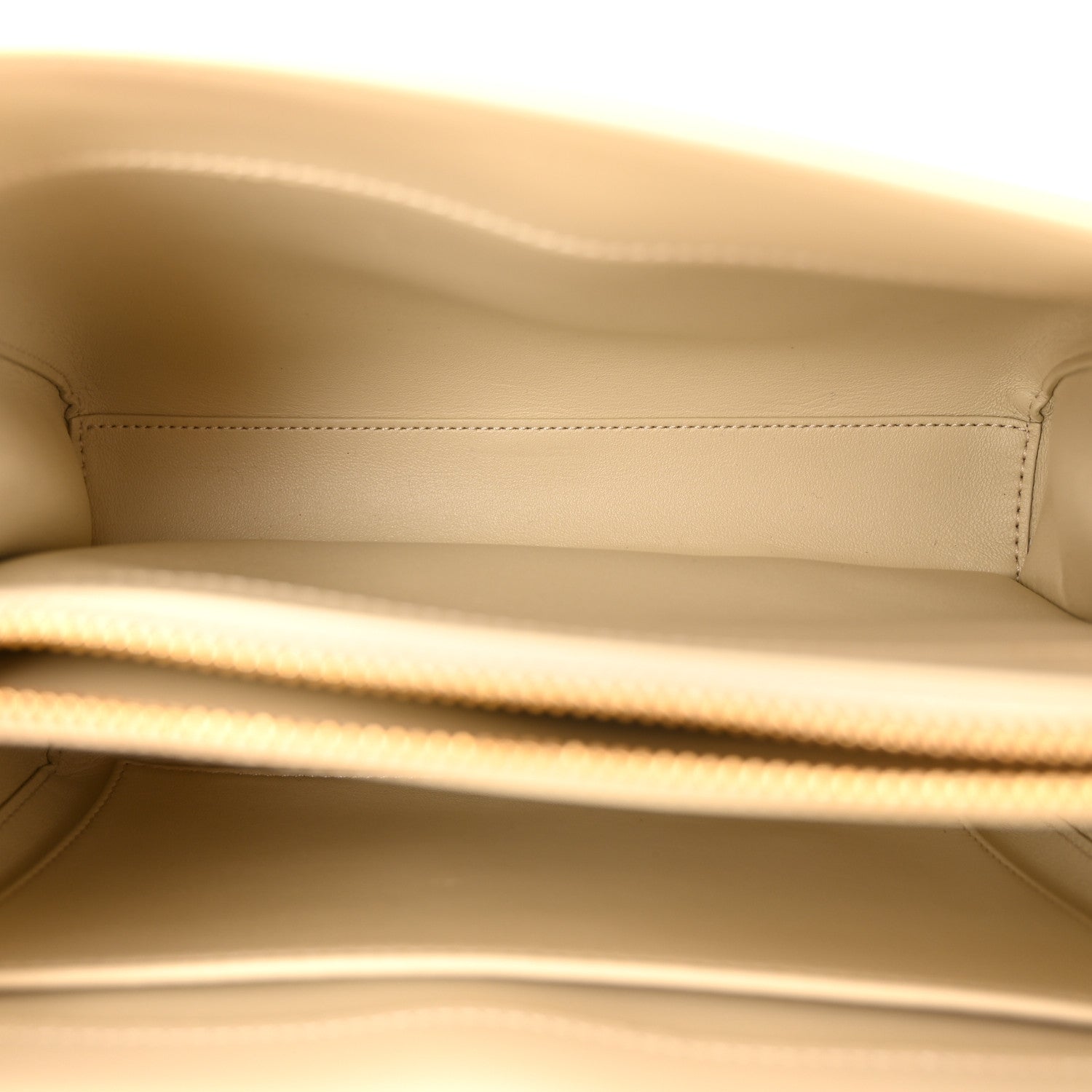 Celine Satinated Calfskin Small 16 Top Handle Bag Beige 8 of 25