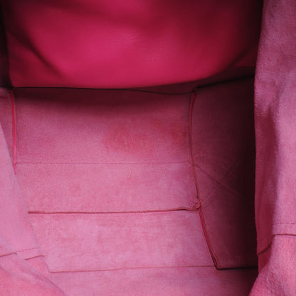 Celine Leather Horizontal Cabas Fuschia 5 of 8
