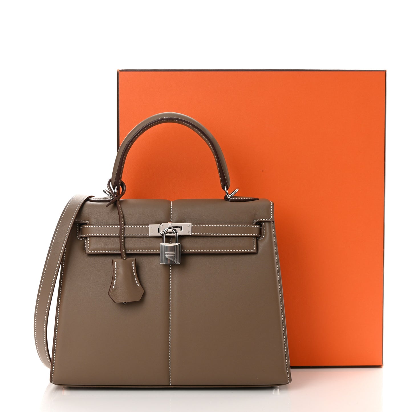 Swift Kelly Padded Sellier 25 Etoupe