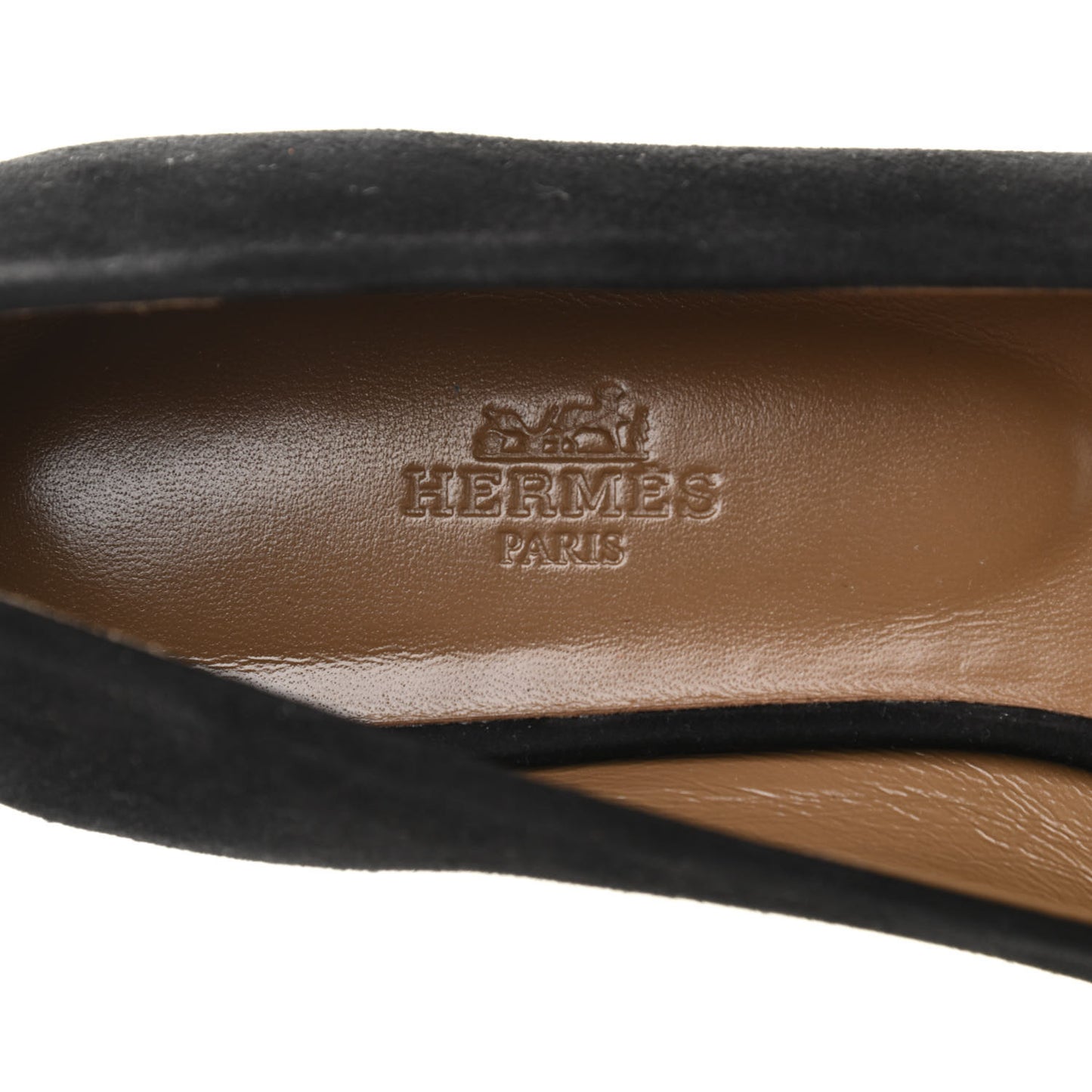 Suede Goatskin Bilbao Ballerina Flats 39 Black