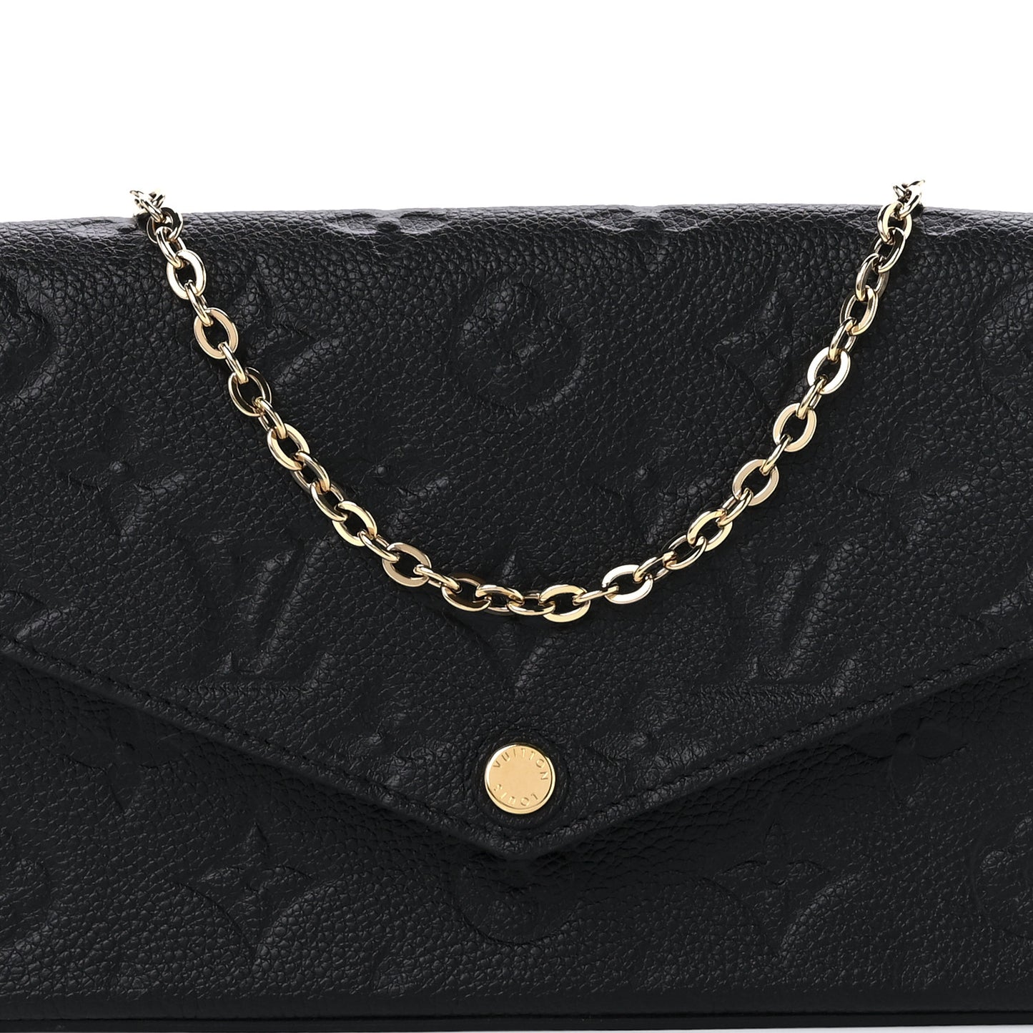 Empreinte Pochette Felicie Chain Wallet Black