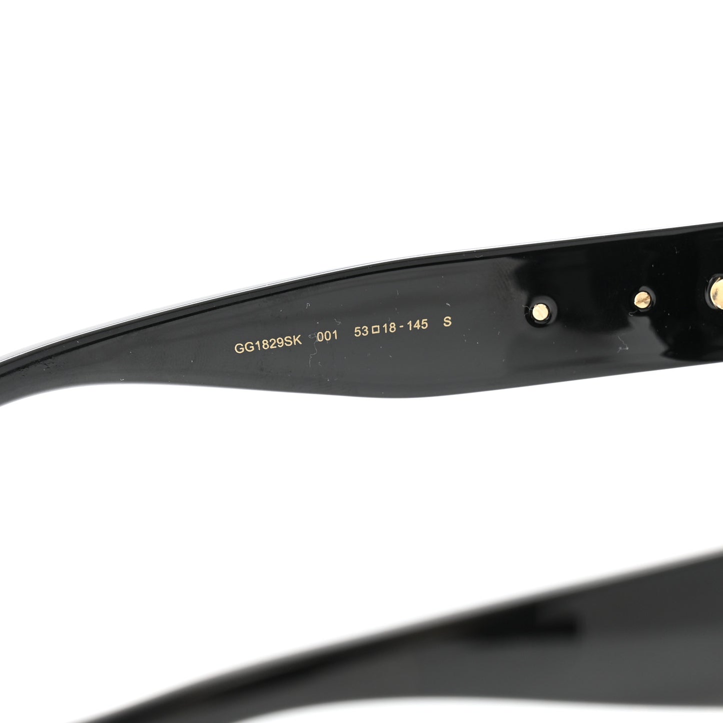 Acetate Frame GG Marmont Logo Sunglasses GG1829SK Black