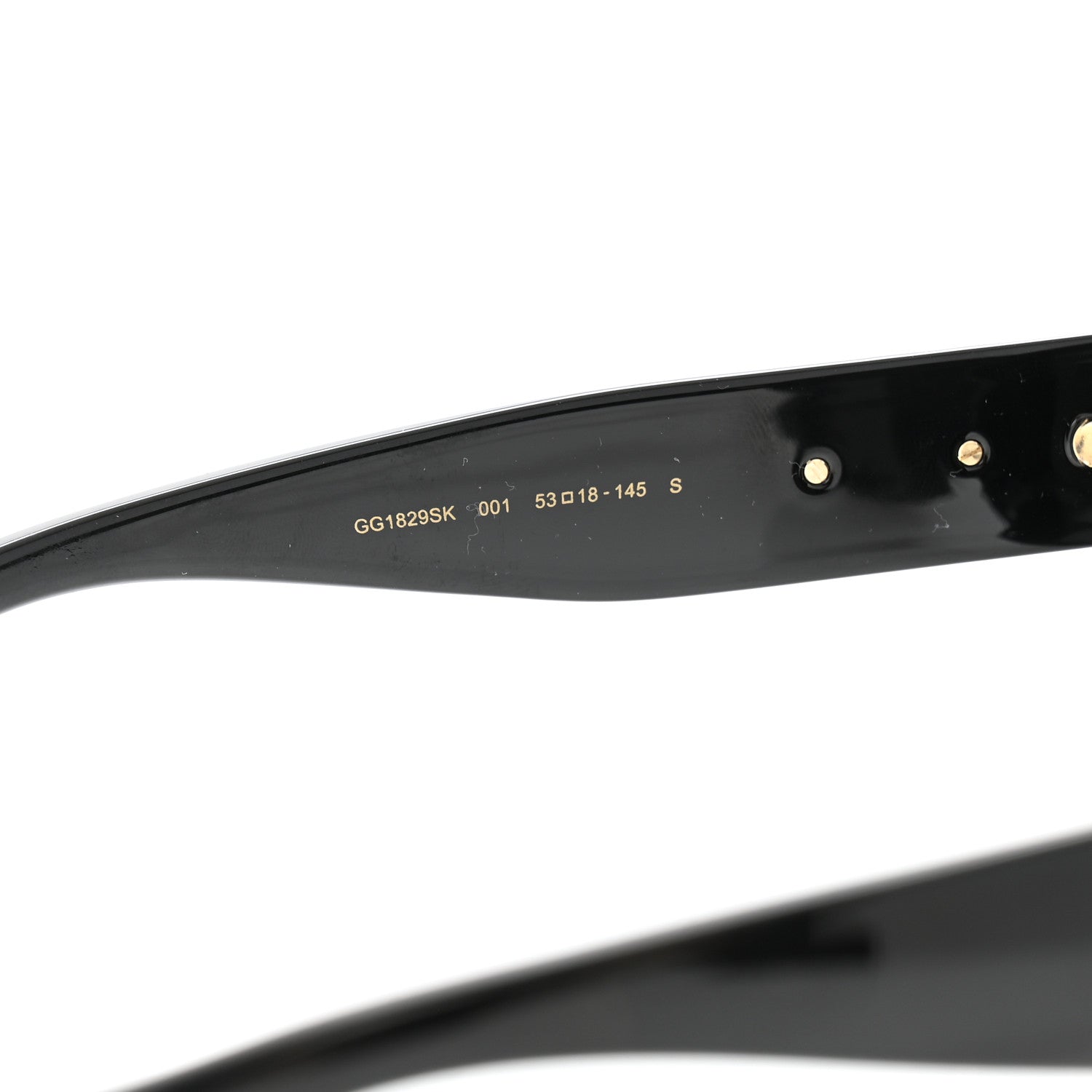 Gucci Acetate Frame GG Marmont Logo Sunglasses GG1829SK Black 6 of 7