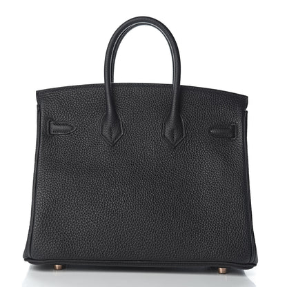 Hermes Togo Birkin 25 Black 4 of 40