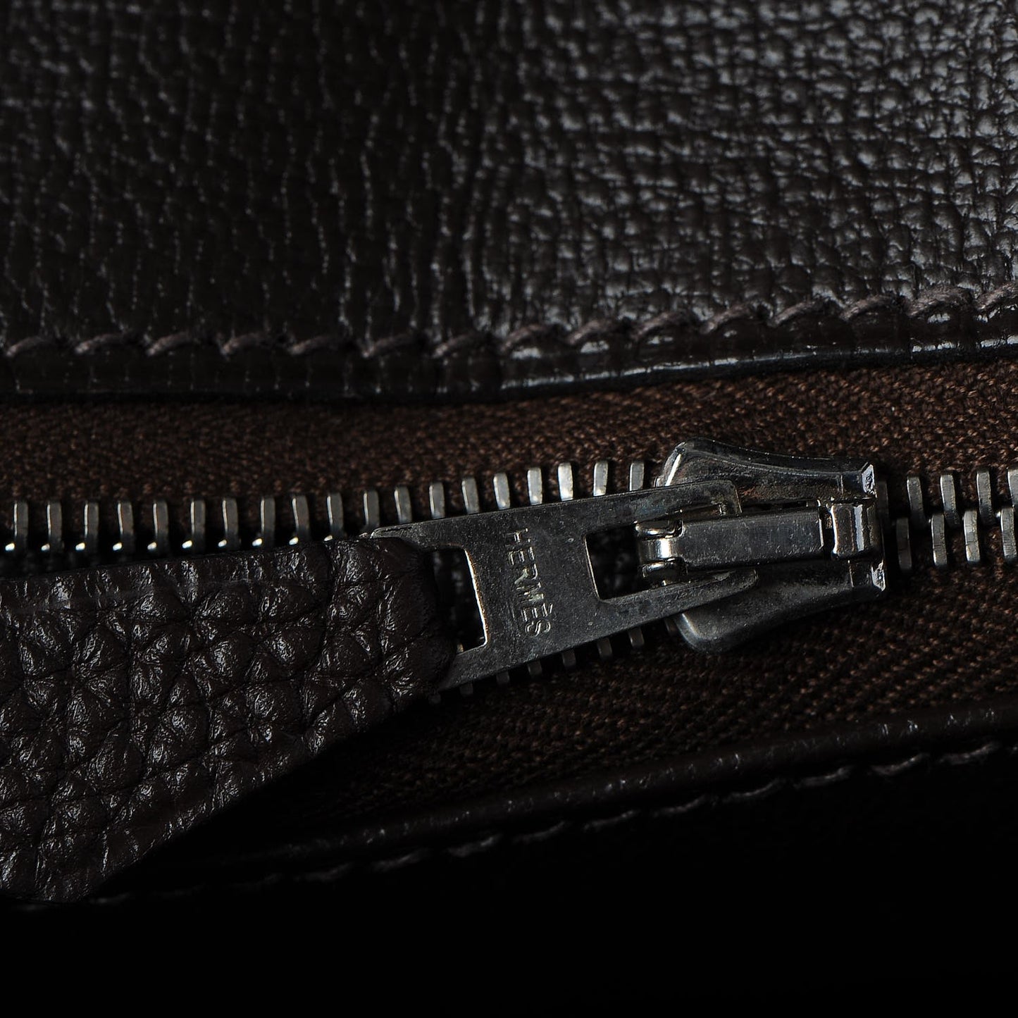 Togo Birkin 35 Chocolate