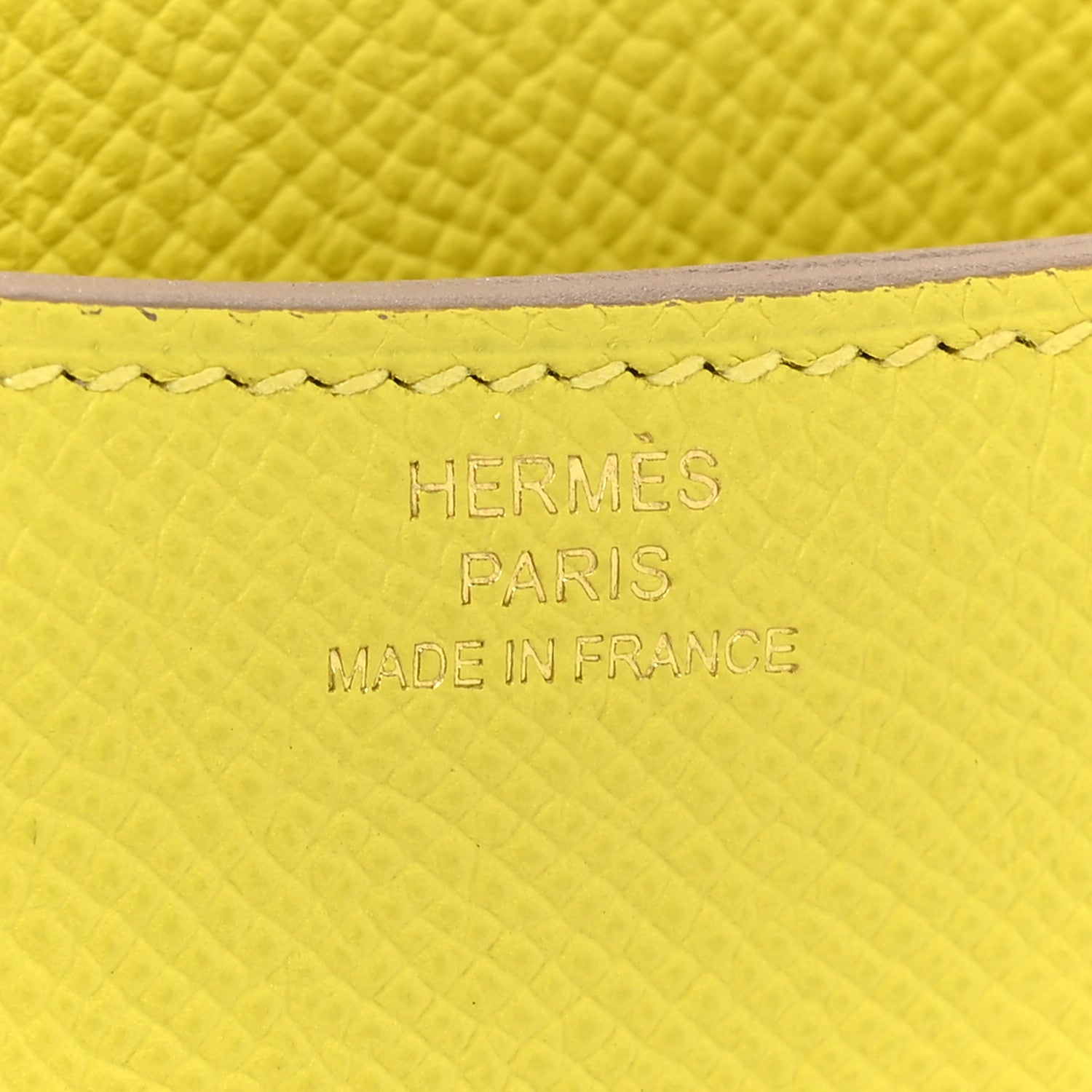 Hermes Epsom Constance 18 Lime 7 of 10