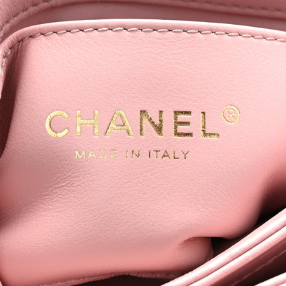 Chanel Lambskin Quilted Mini Color Match Flap Light Pink 6 of 10