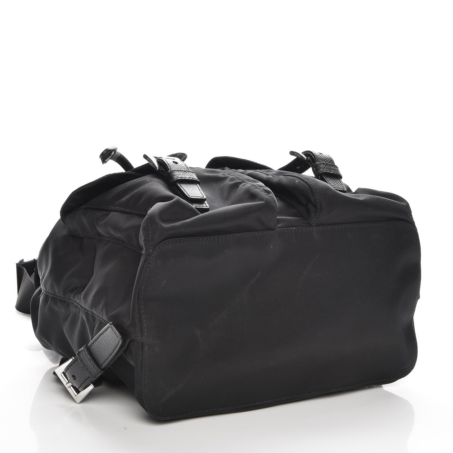 Prada Nylon Vela Medium Backpack Black 4 of 8