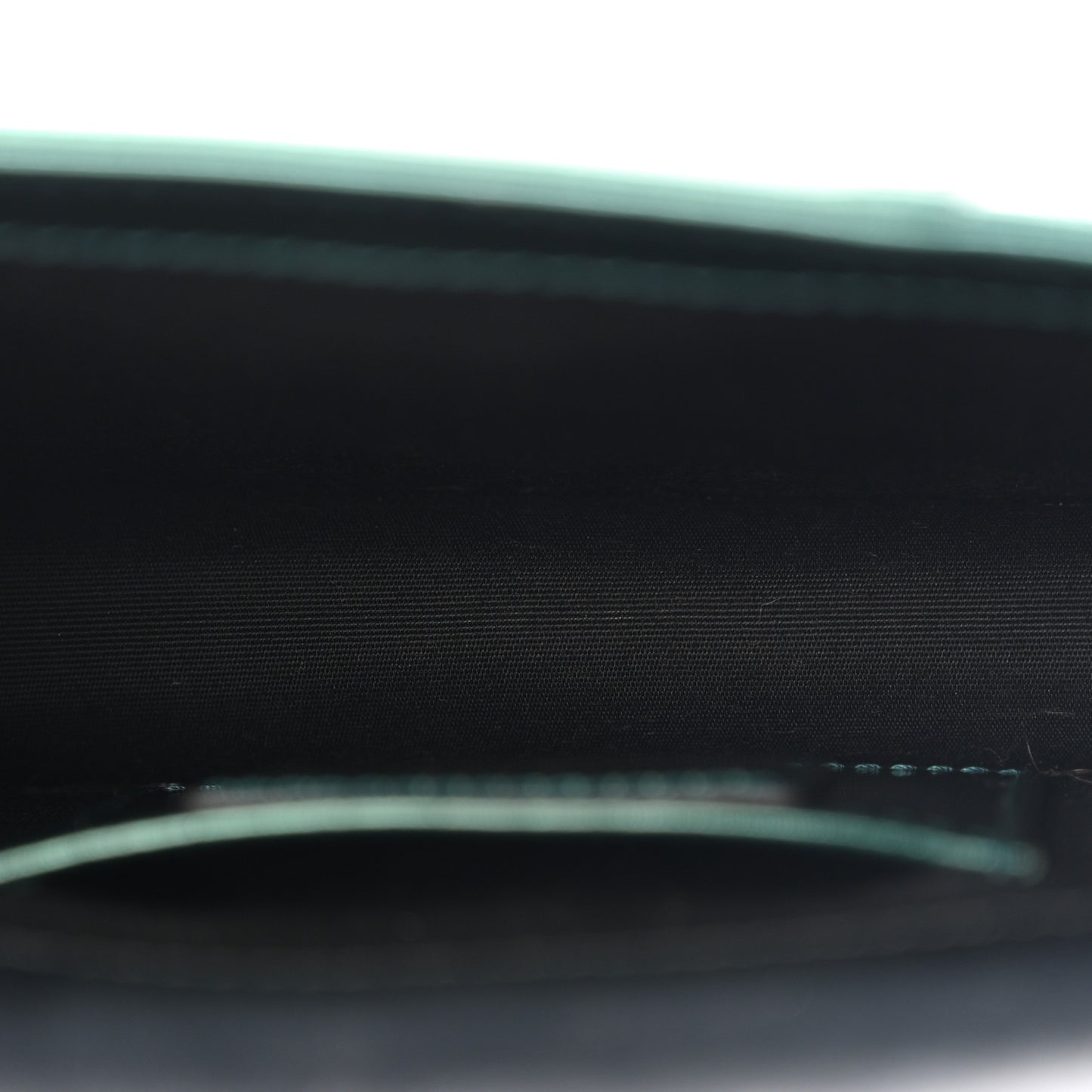 Patent Serpenti Forever Crossbody Emerald