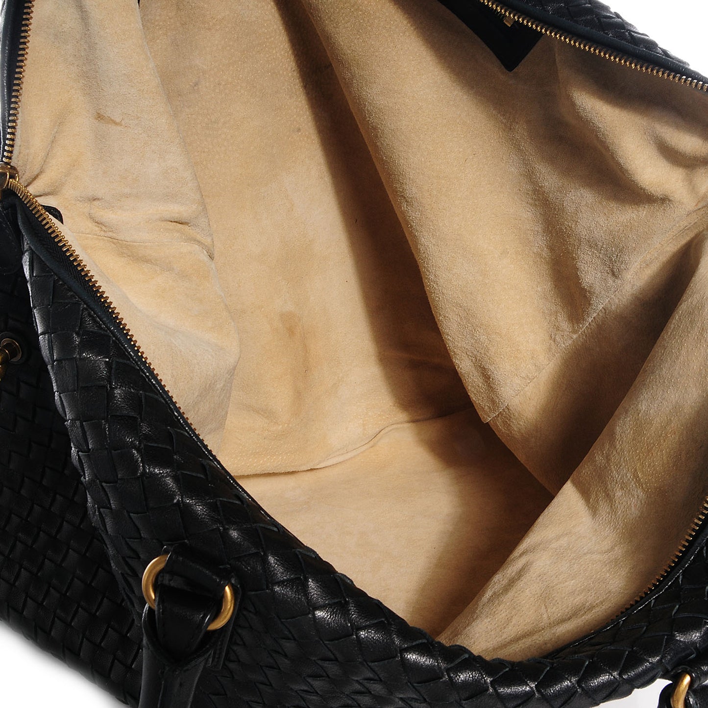 Nappa Intrecciato Convertible Bag Nero Black