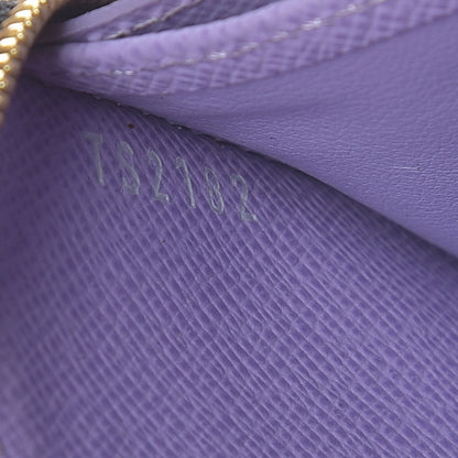 Louis Vuitton Monogram Multicolor Zippy Coin Purse Black Violet 7 of 7