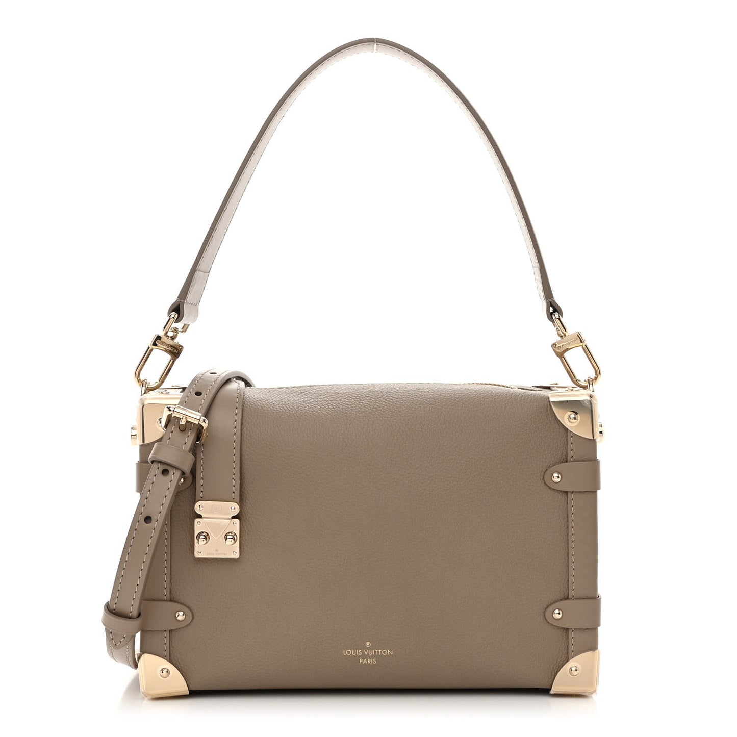 Calfskin Side Trunk MM Taupe