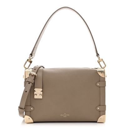 Louis Vuitton Calfskin Side Trunk MM Taupe 1 of 10