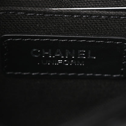 Chanel Calfskin Quilted CC Uniform Flap Belt Bag Black 5 of 10