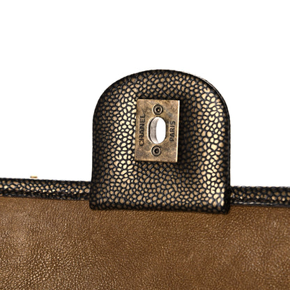 Chanel Iridescent Calfskin Back To School Messenger Flap Dark Gold 11 of 13