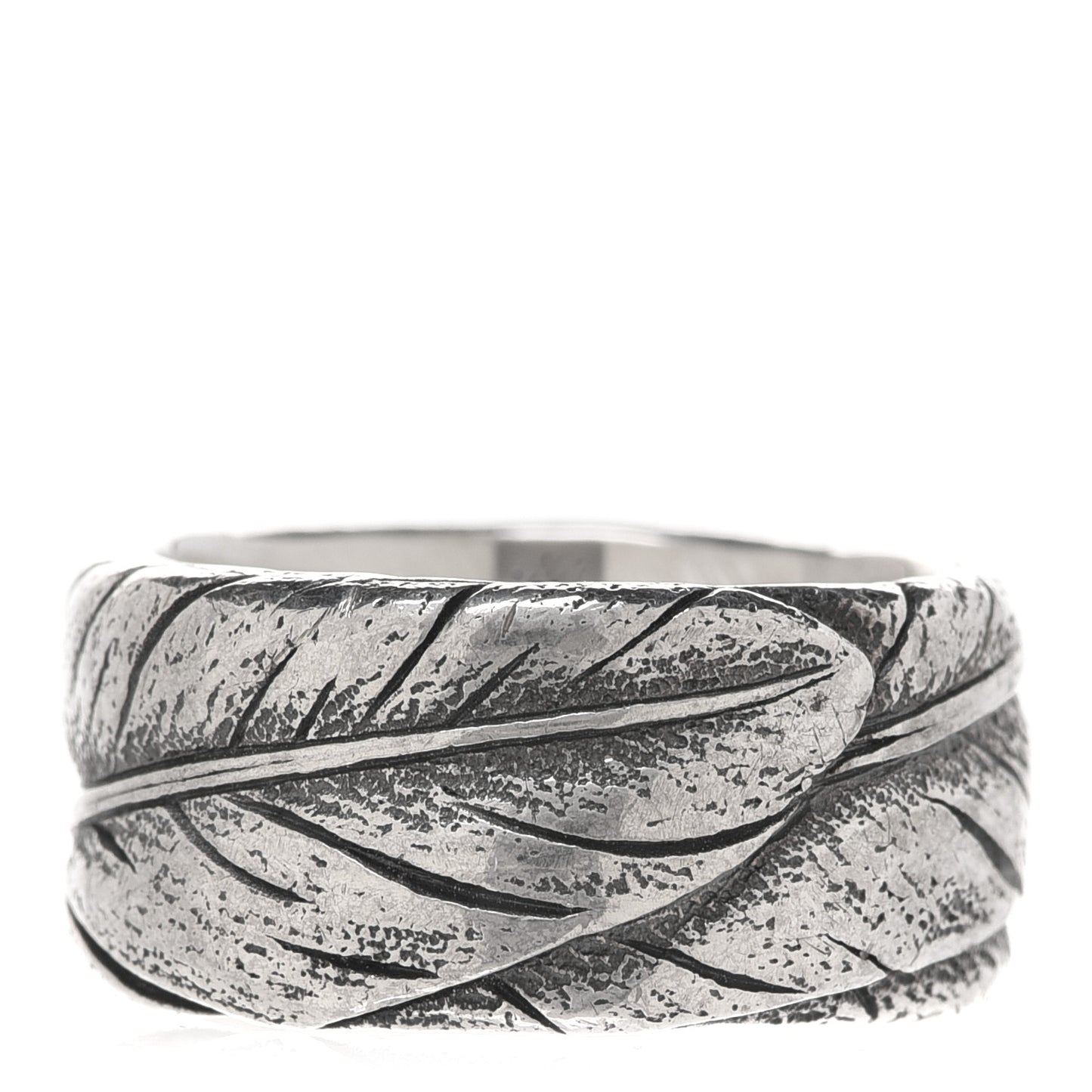 Sterling Silver Feather Ring 57 8