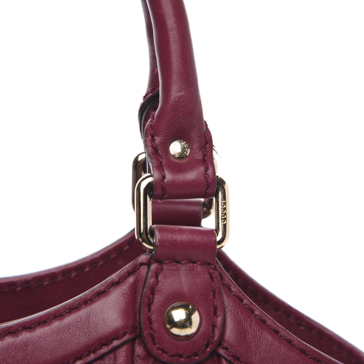 Gucci Guccissima Medium Sukey Tote Cherry 12 of 16