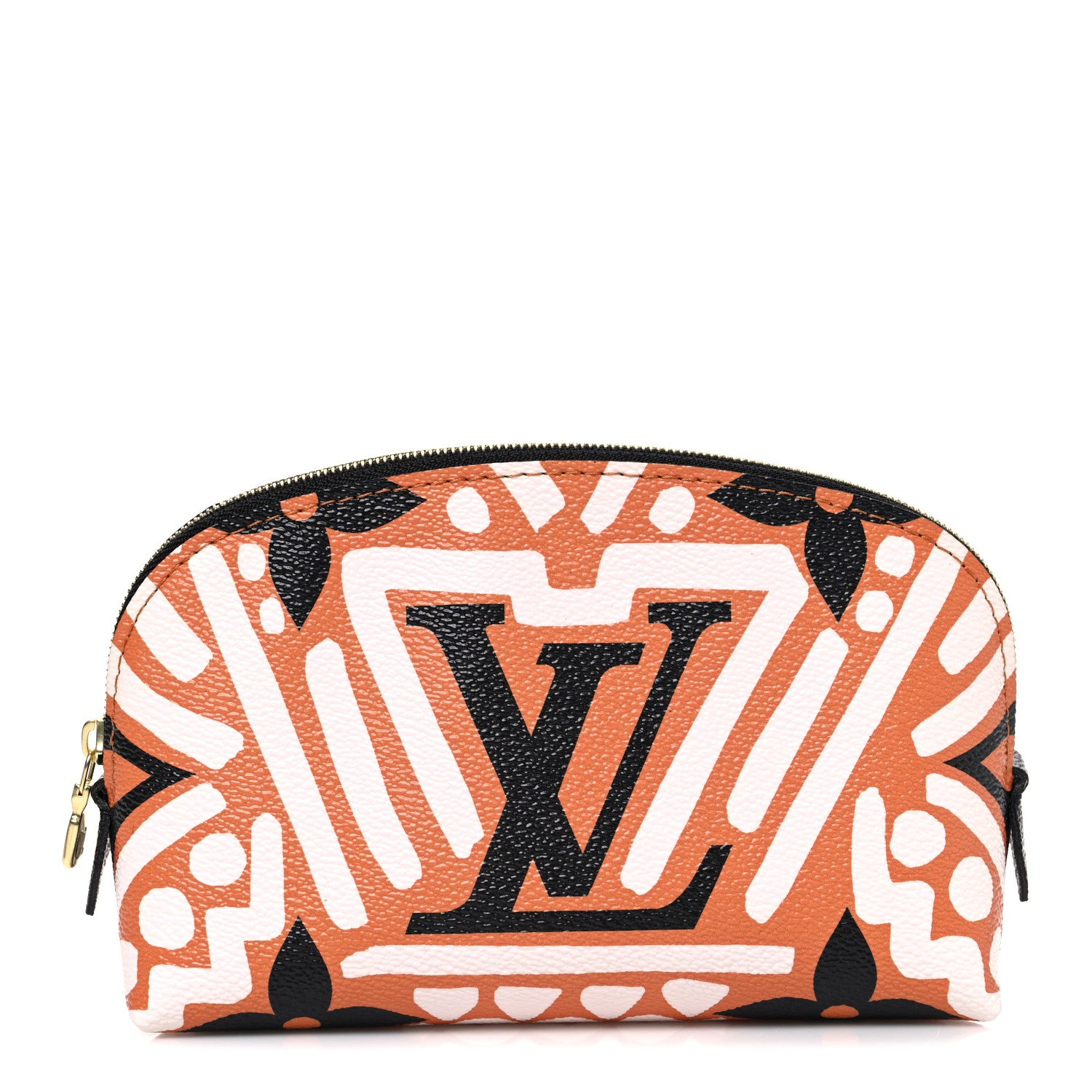 Louis Vuitton Monogram Giant Crafty Cosmetic Pouch Creme Caramel 1 of 6