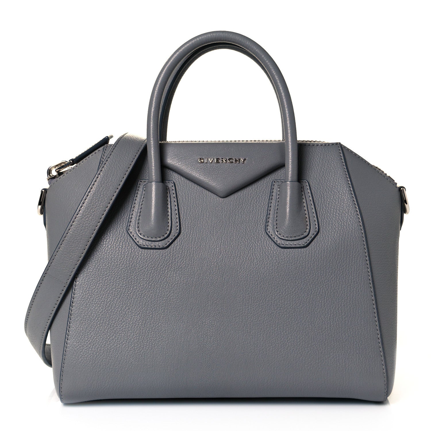 Givenchy Sugar Goatskin Small Antigona Pearl Grey 1 of 11