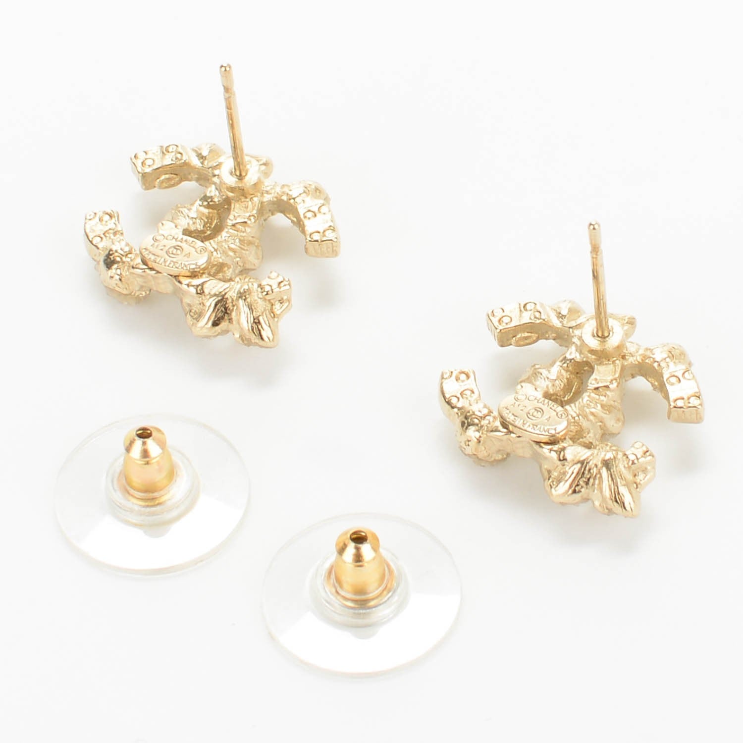 Chanel Pearl CC Earrings Gold 3 of 4