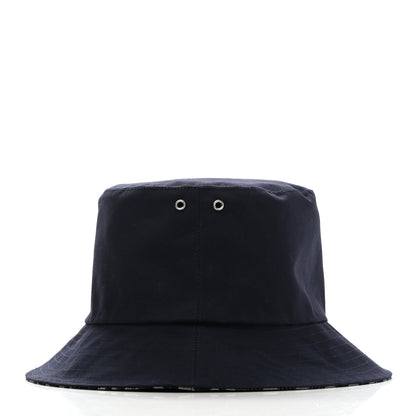 Christian Dior Oblique Reversible Teddy-D Brim Bucket Hat 57 Blue 2 of 15