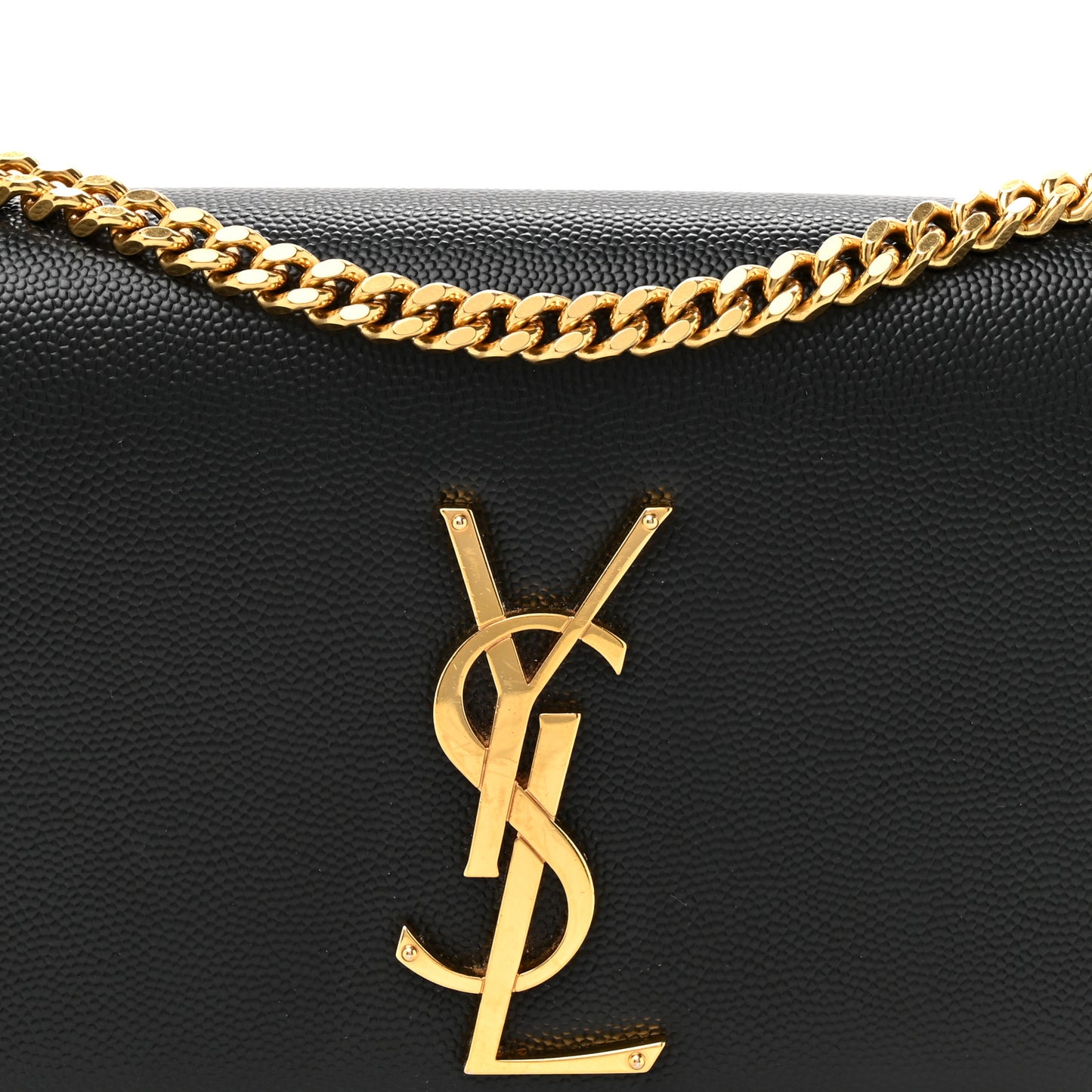 Grain De Poudre Small Monogram Kate Satchel Black