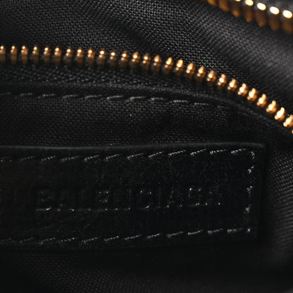 Balenciaga Agneau Arena Gold Hardware Small Le City Black 6 of 10