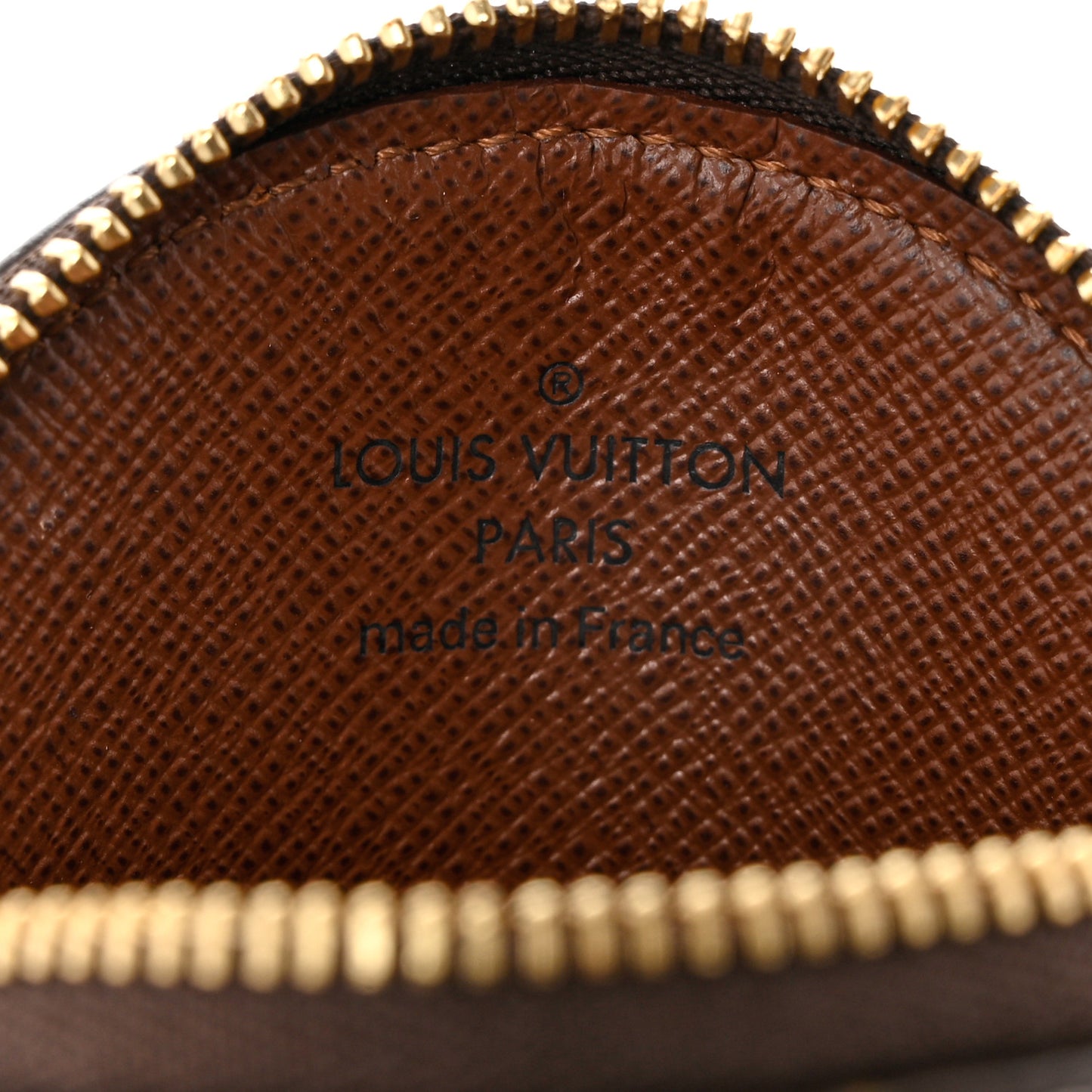 Monogram Round Coin Purse
