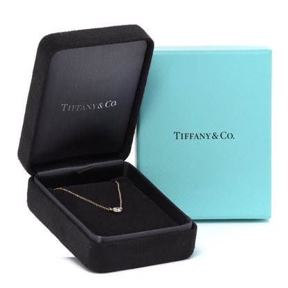 Tiffany 18K Yellow Gold Diamond .17ct Elsa Peretti Diamonds by the Yard Pendant Necklace 6 of 6