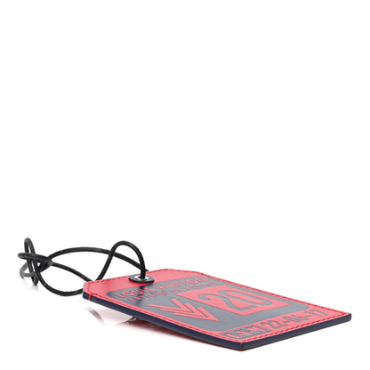 Louis Vuitton Calfskin Singapore Name Tag Red 4 of 4