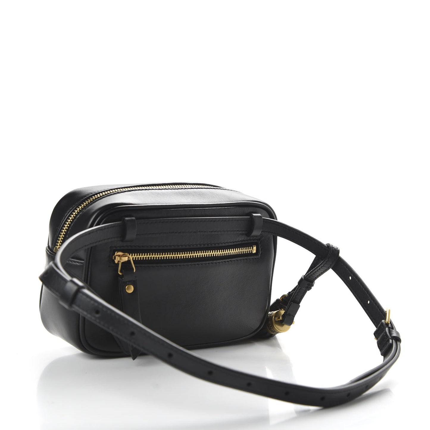 Calfskin Matelasse Monogram Lou Belt Bag Black