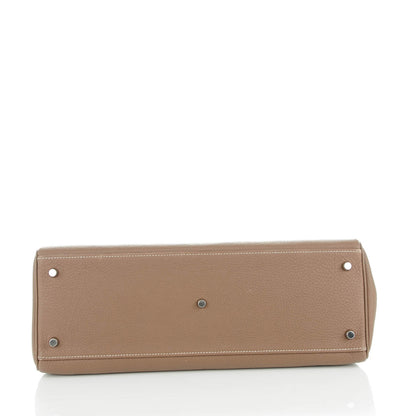Hermes Togo Shoulder Kelly 40 Etoupe 7 of 21