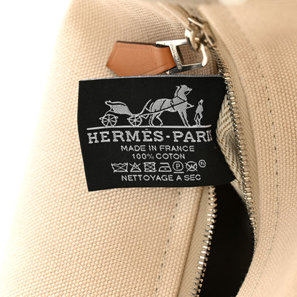 Hermes Canvas Small Bride-A-Brac Pouch Natural 6 of 6