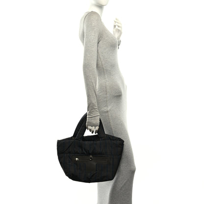 Chanel Nylon Quilted Medium Coco Cocoon Tote Khaki 2 of 10