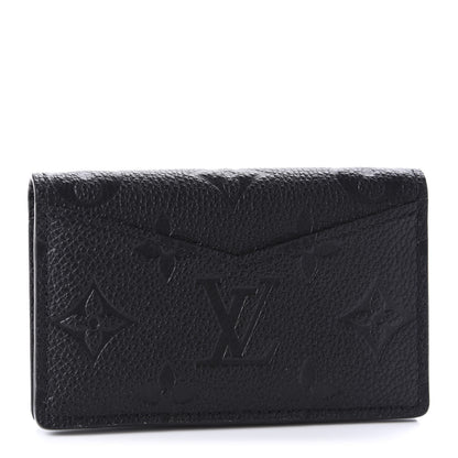 Louis Vuitton Empreinte Business Card Holder Black 3 of 9