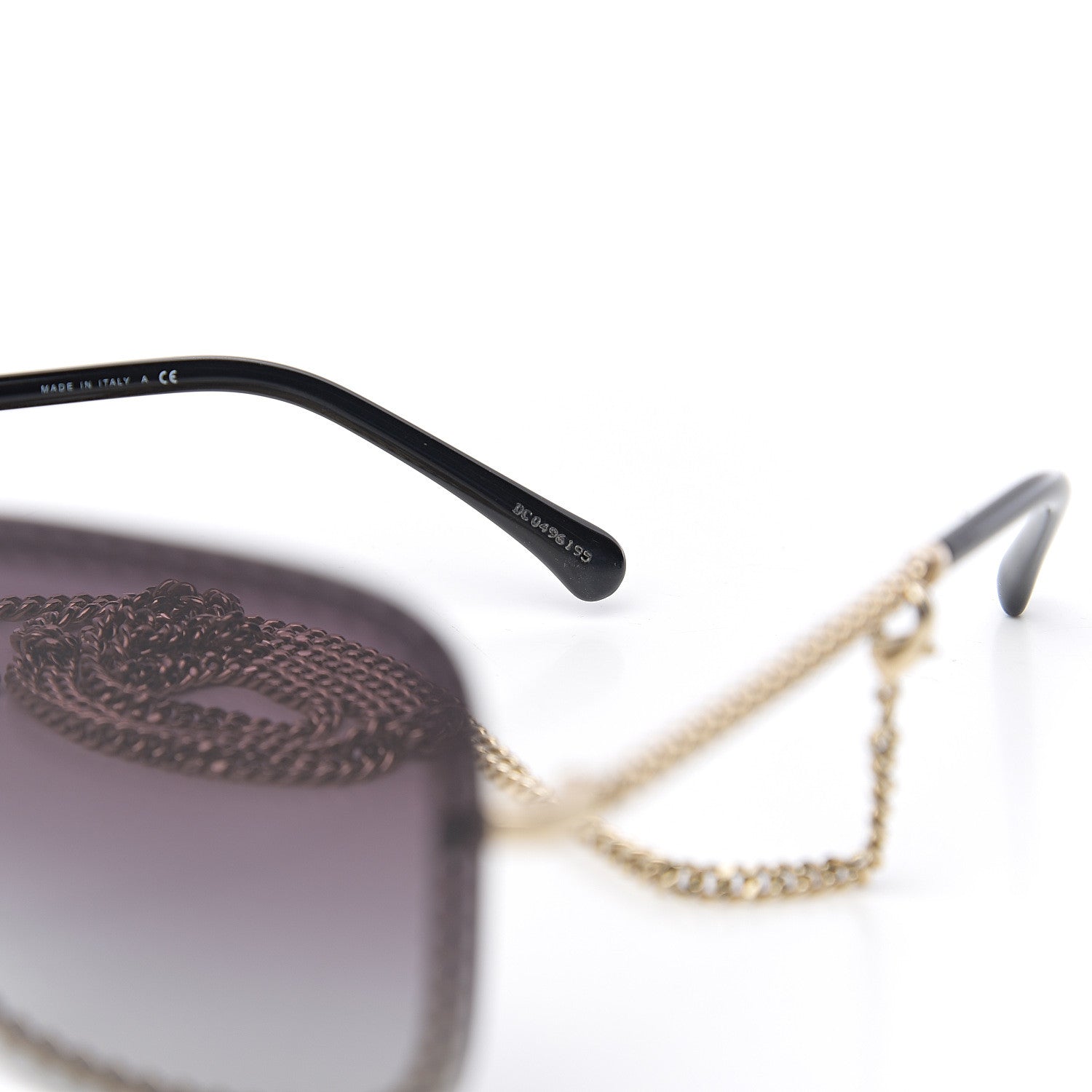 Chanel Chain Square Sunglasses 4244 Black 7 of 9