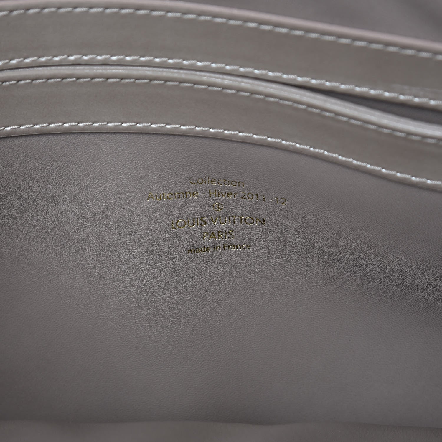 Louis Vuitton Patent Lambskin Fascination Lockit Gris 6 of 6