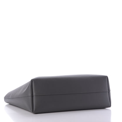 Saint Laurent Calfskin Large Shopping Tote Dark Grey 4 of 8