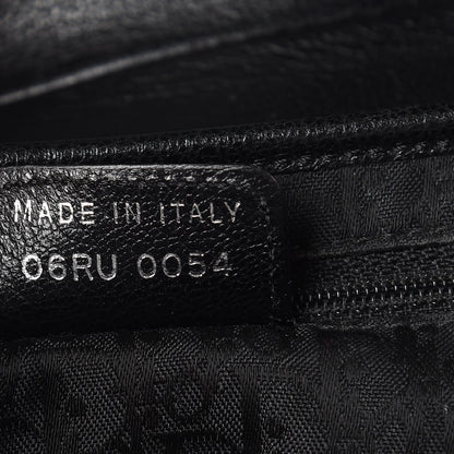 Christian Dior Calfskin Saddle Bag Black 7 of 8