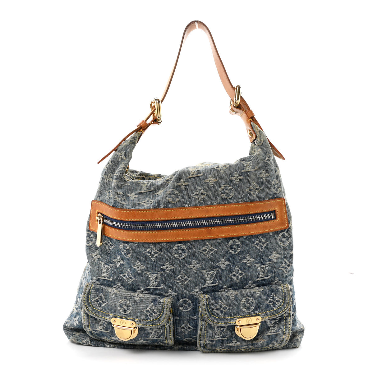 Louis Vuitton Denim Baggy GM Blue 1 of 10