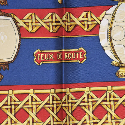 Hermes Silk Feux de Route Scarf 90 5 of 7