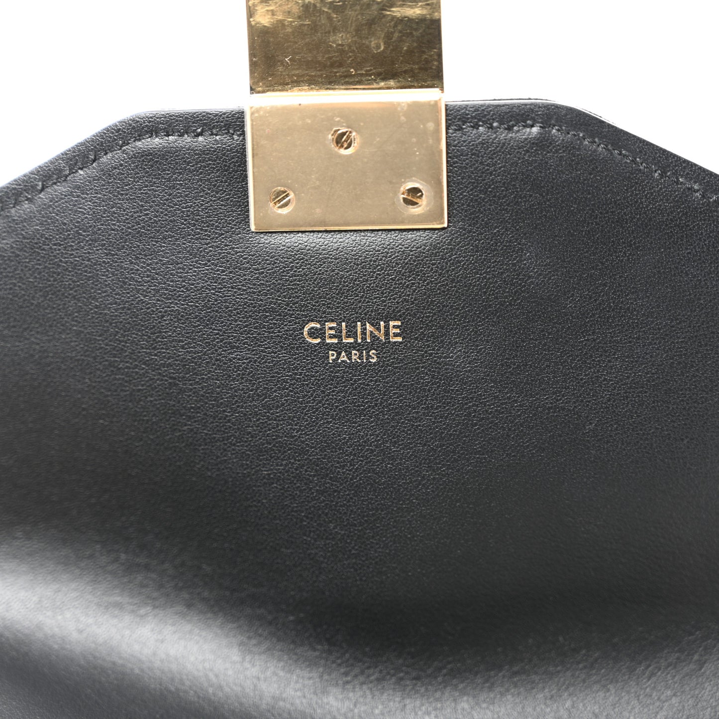 Suede Quilted Medium C Bag Black