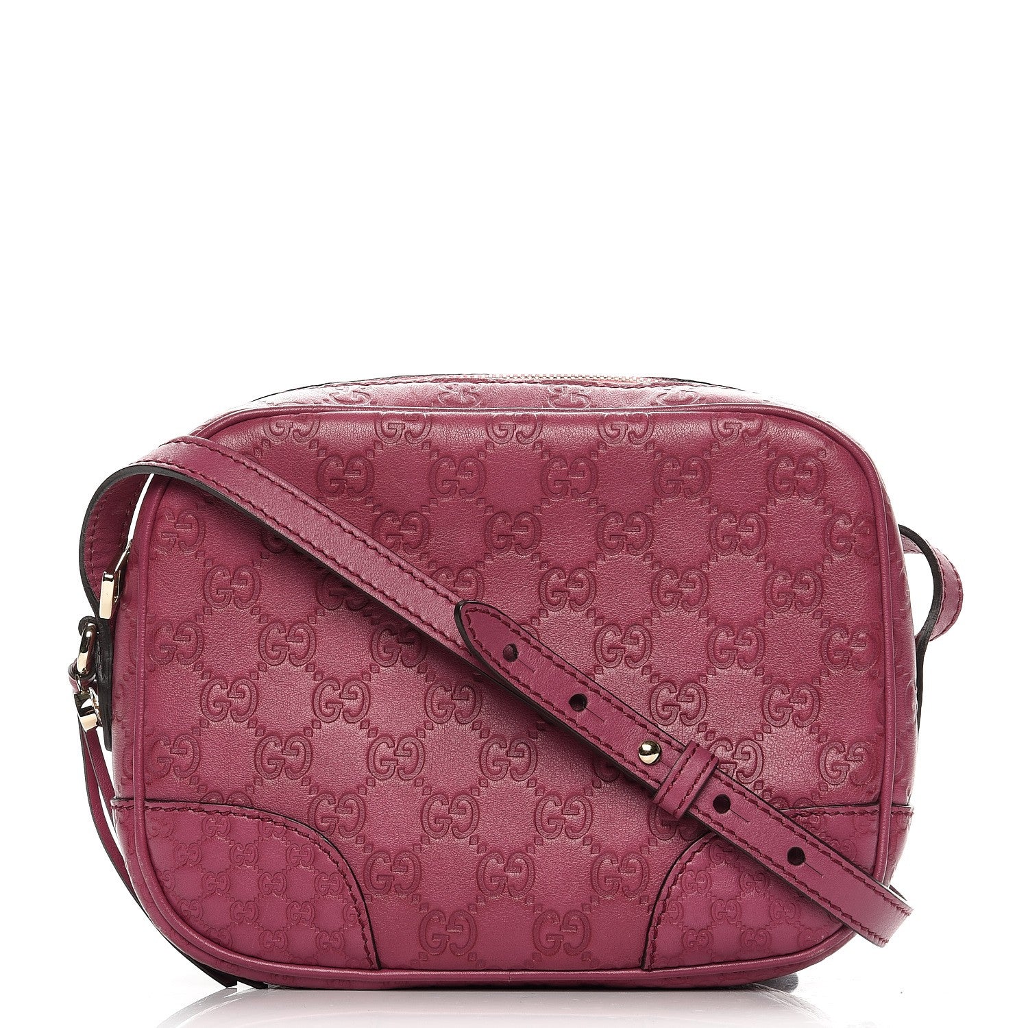 Gucci Guccissima Signature Mini Bree Messenger Bag Peonia Flower 1 of 8