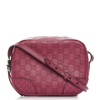 Gucci Guccissima Signature Mini Bree Messenger Bag Peonia Flower 1 of 8