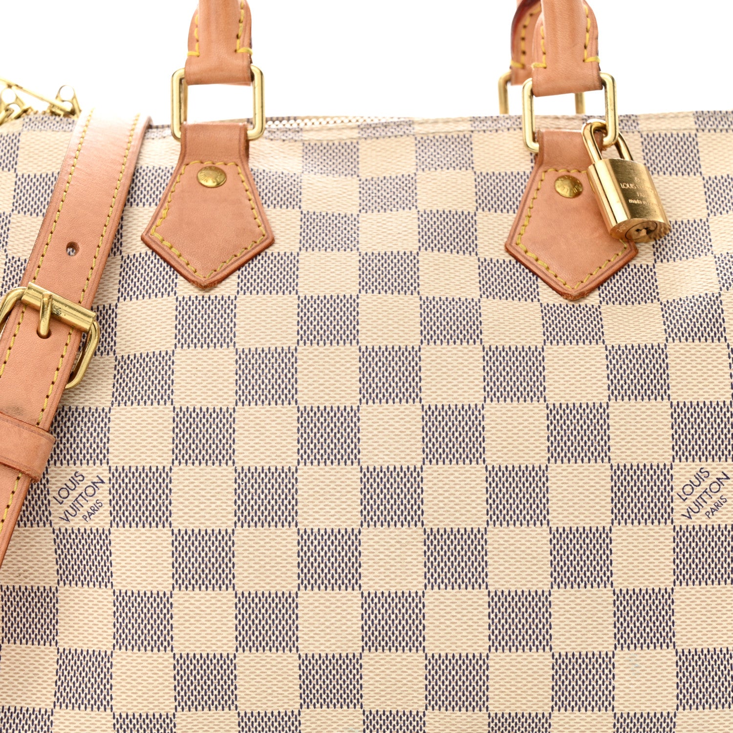 Louis Vuitton Damier Azur Speedy Bandouliere 25 9 of 19